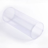 Plastic Transparent Pet Pp Pvc Printing Packaging Tube Cylinder And Clear Cigar Tube Packaging