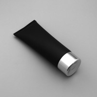 200ml 200g Plastic Empty Matte Black Cosmetic Soft Tube Screw Lid Lotion Cream Pp Squeeze Packaging Tube